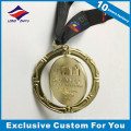 Médaille de prix Swivel 3D Shiny Gold Company